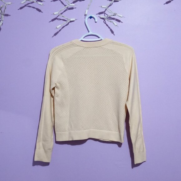 cream salmon sweater / club monaco - Picture 4 of 6